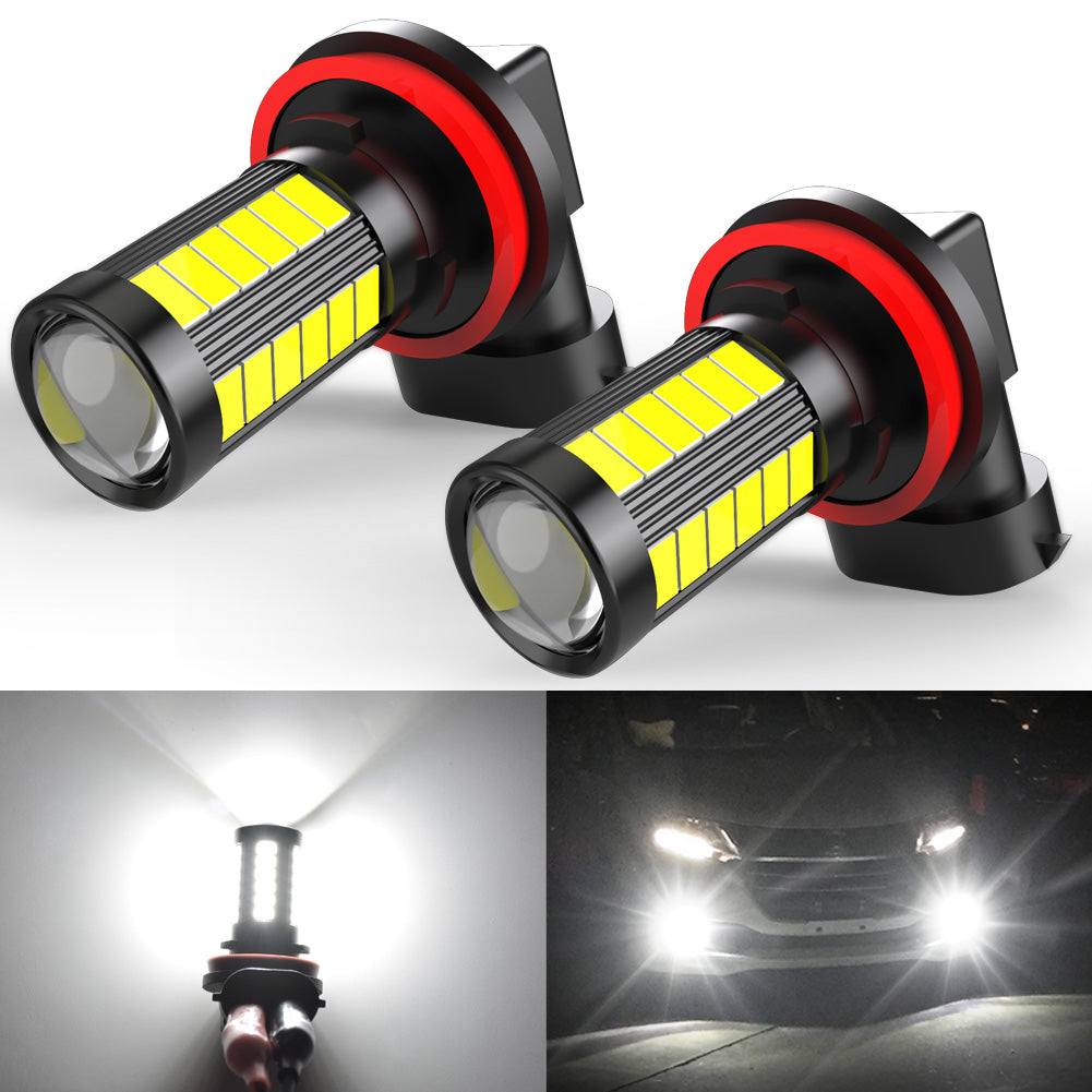 H11 H8 Fog Lamp LED Super Bright LED H10 9005 9006 Driving Running Car  Light – cenmoll car lights