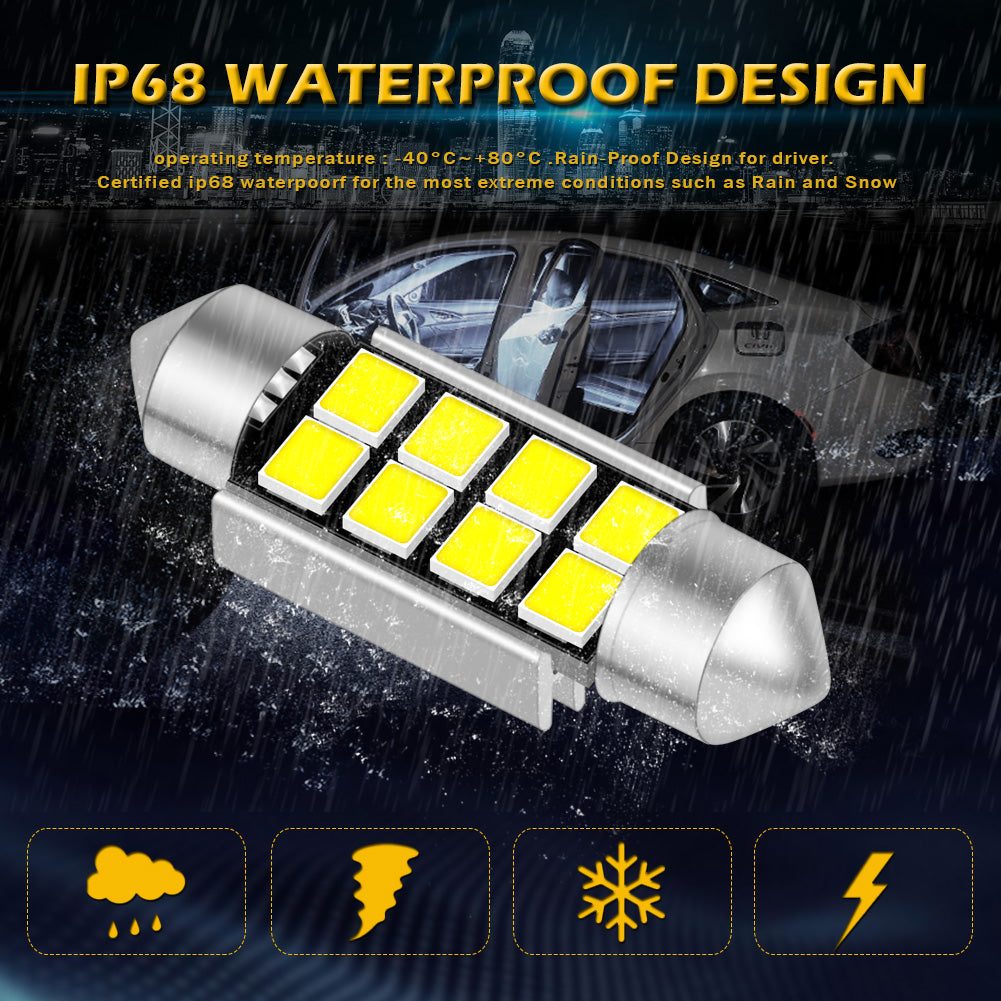 CENMOLL Wholesale C5W LED Bulb CANBUS 12V Festoon 31mm 36mm 41mm C10W Car Interior Light License Plate Reading Lamp