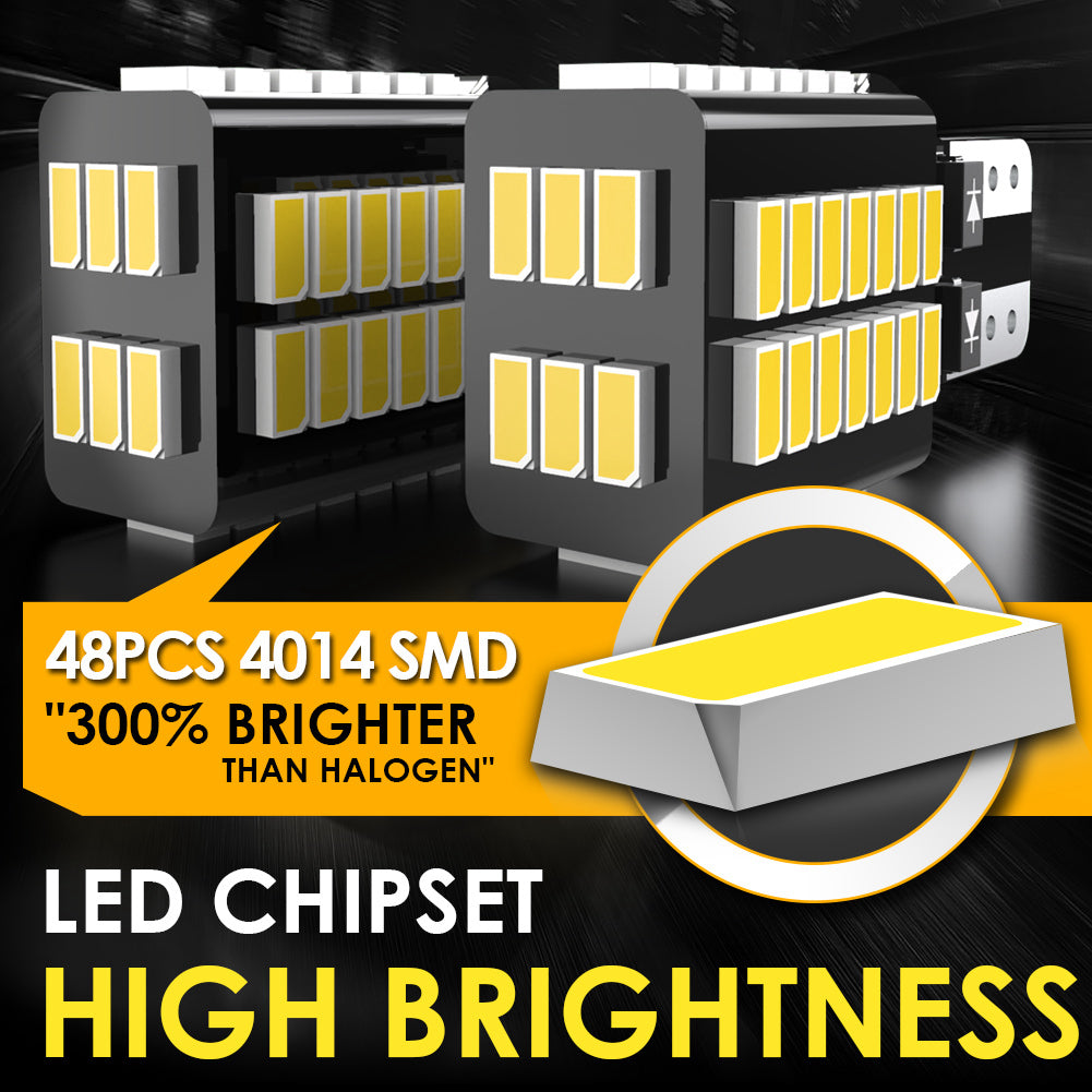 CENMOLL Wholesale W16W T15 LED Canbus Bulb Car Reverse Lights For BMW E90 E60 Audi A4 B6 B8 LED Car Light 921 912 Backup Exterior Light 12V