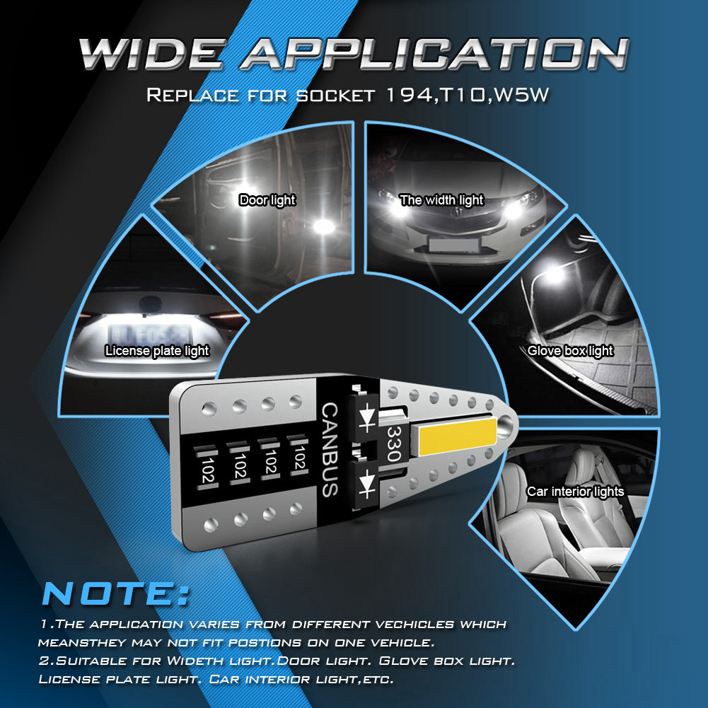 CENMOLL Wholesale W5W Car Interior Light Dome Trunk Parking Lights T10 LED Canbus Bulb for Volvo