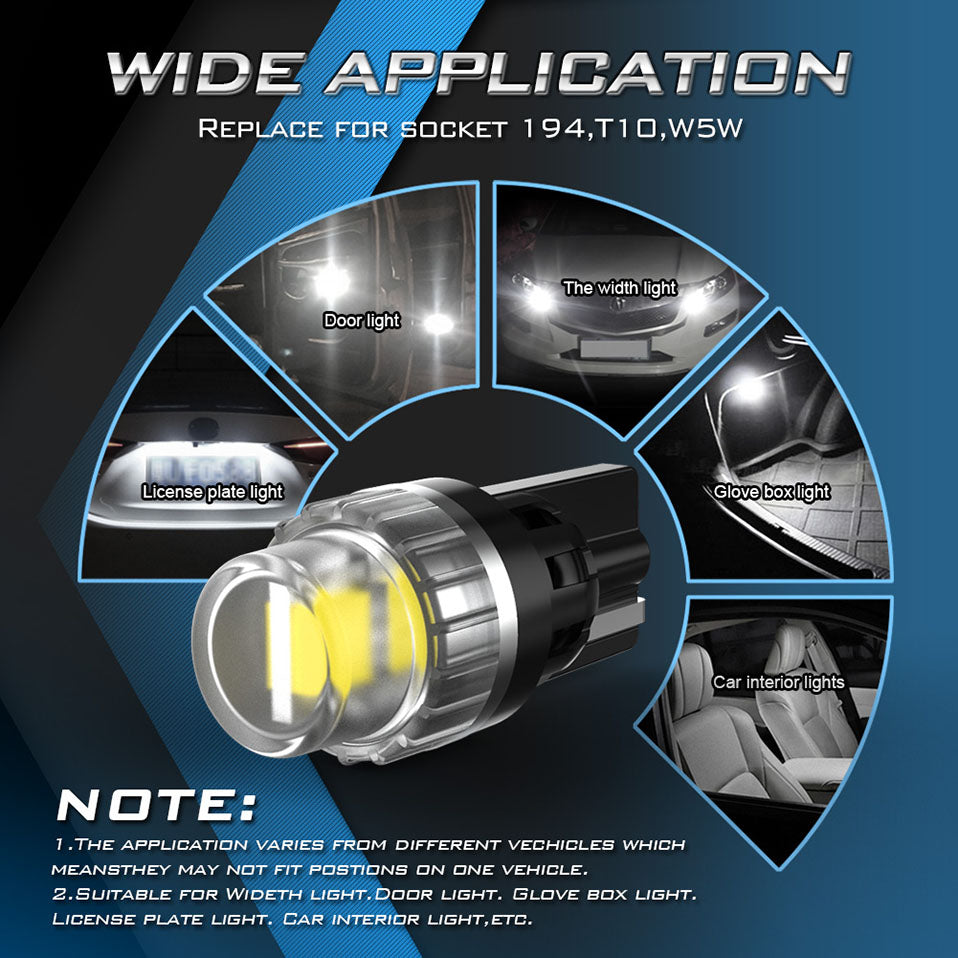 CENMOLL Wholesale T10 W5W Led Bulbs led Car Parking Position Lights Interior Map Dome Lights For Nissan Hyundai Mazda