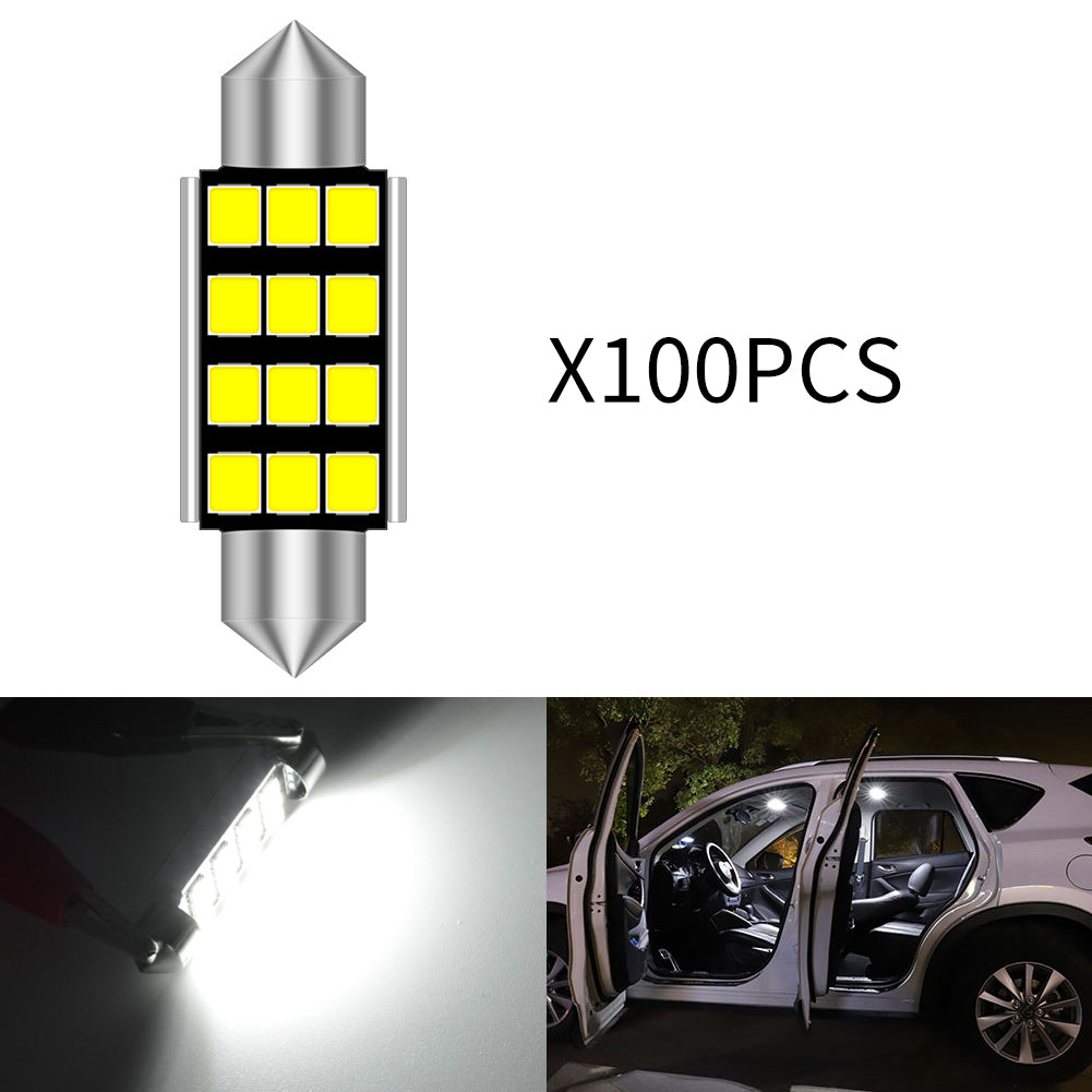 CENMOLL Wholesale C5W LED Bulb CANBUS 12V Festoon 31mm 36mm 41mm C10W Car Interior Light License Plate Reading Lamp