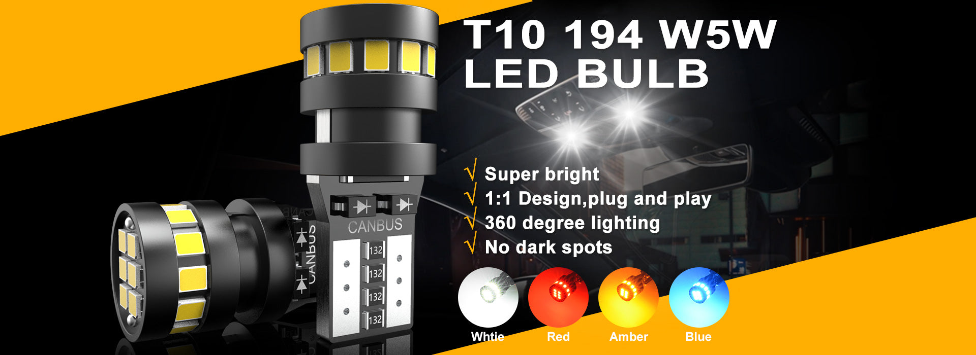 H1 H7 H9 H8 LED Bulb 9005 9006 9012 Car Canbus Headlight – cenmoll