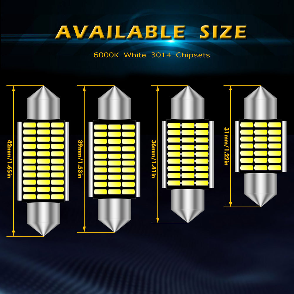 C5W/C10W LED 6000K 36mm