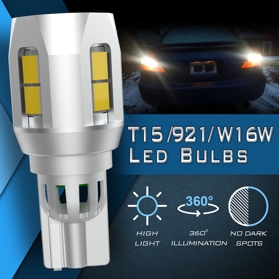 CENMOLL Wholesale T15 W16W LED Canbus light Bulbs 920 921 Error Free Super bright led Car Backup Reverse Lights